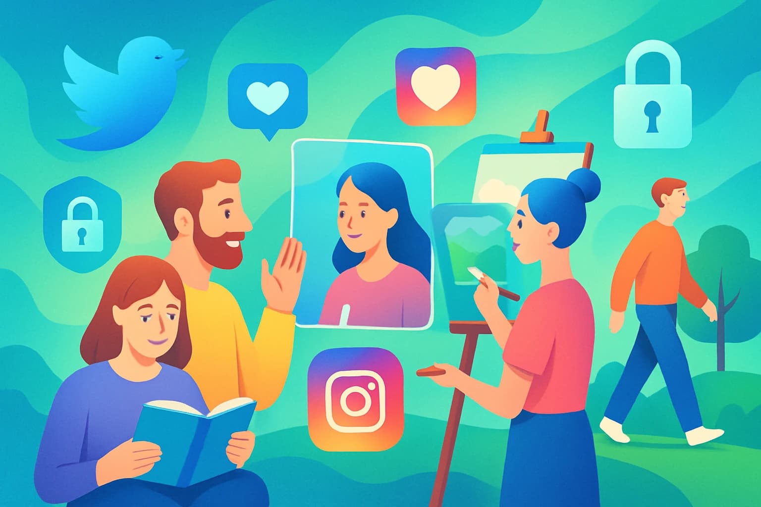 The future of social media: ad-free, algorithm-free, and mindful